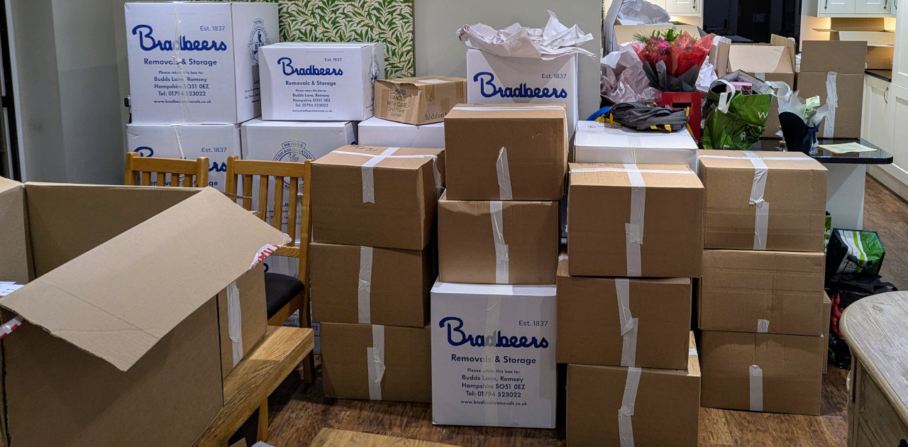 Preparing Removals Boxes